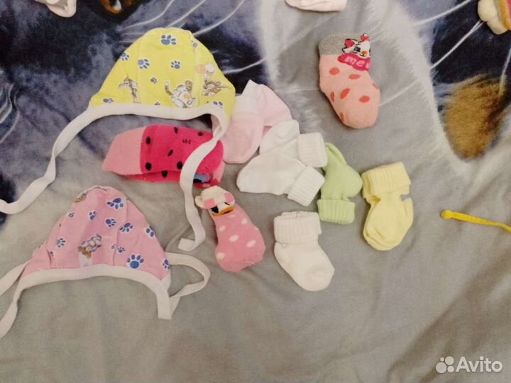 Детские вещи на девочку 0-6 месяцев