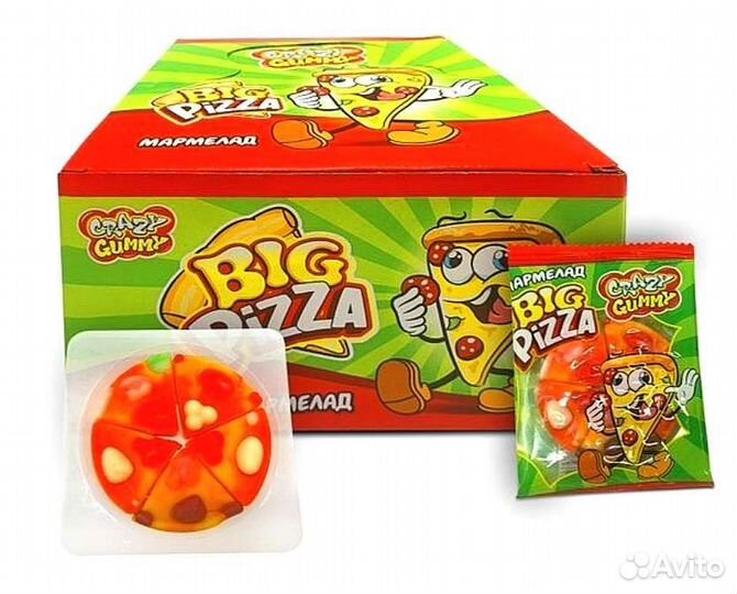 Мармелад жевательный Биг Пицца 36 штук