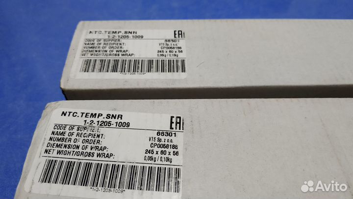 Канальный датчик температуры NTC.temp.SNR duct