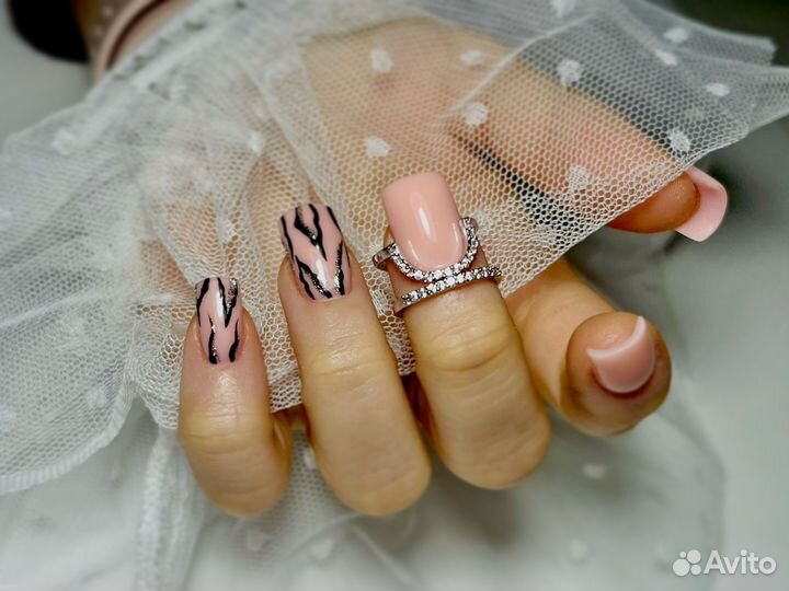 Маникюр, наращивание кузьминки