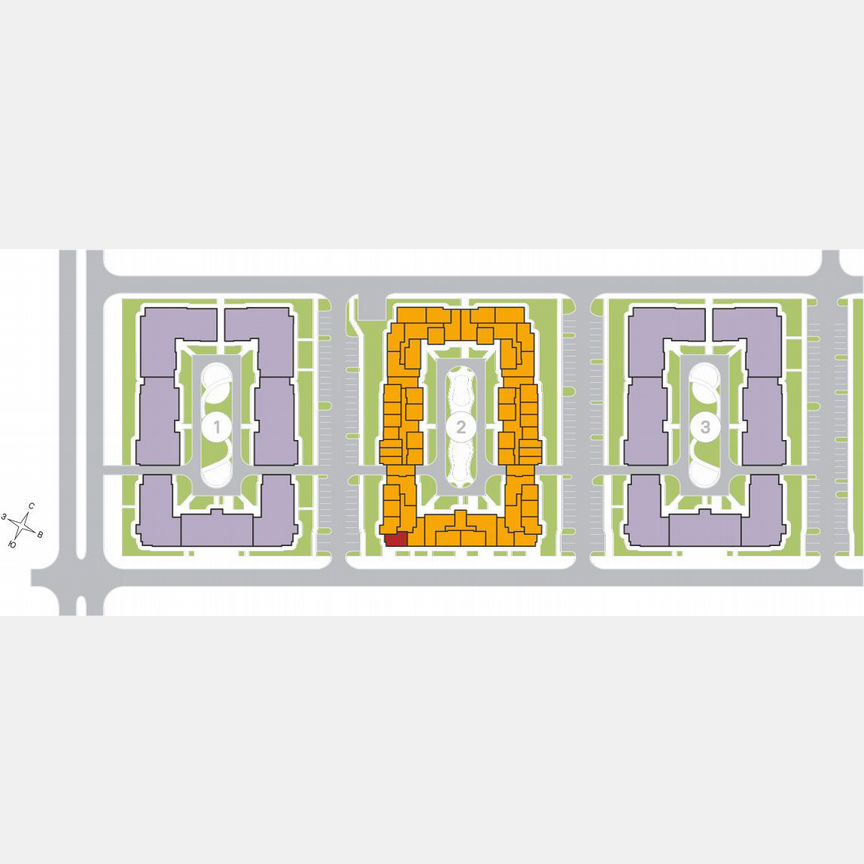 1-к. квартира, 42,9 м², 3/4 эт.