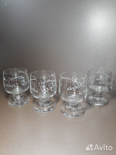 Графин с фужерами для напитков, Bohemia, Чехия