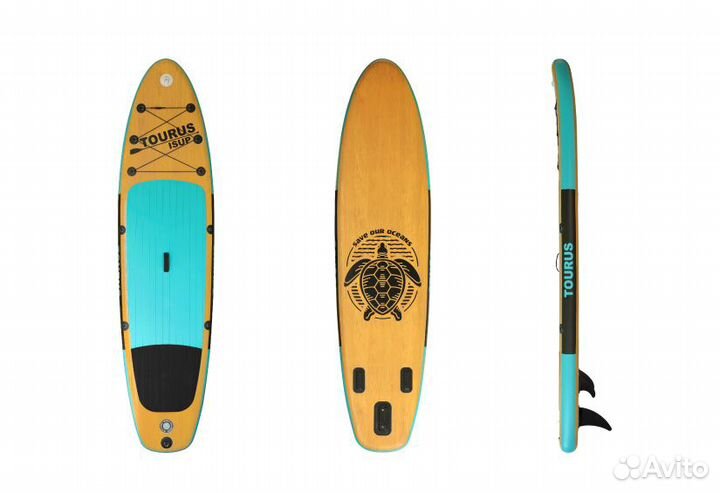 Сап борд Tourus Wood под дерево синий 2 слоя MSL