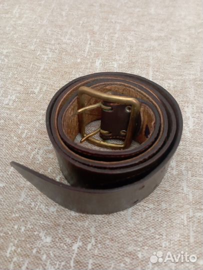 Ремень, армейский мужской натуральная кожа