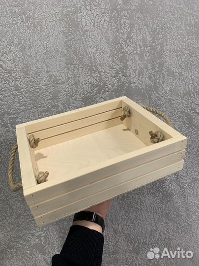 Ящик деревянный подарочный