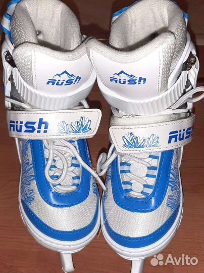 Коньки раздвижные, размер 29-32