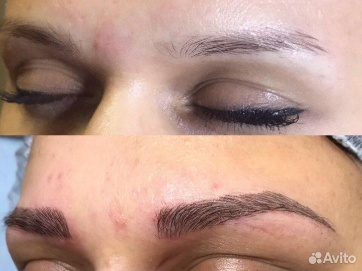 Микроблейдинг бровей