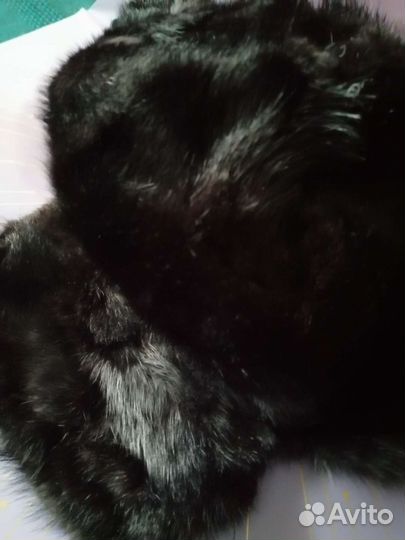 Норковая шапка мужская ушанка