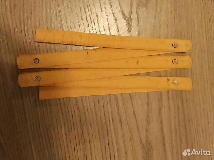 Перья,метр пласм.складной (ссср) б/у