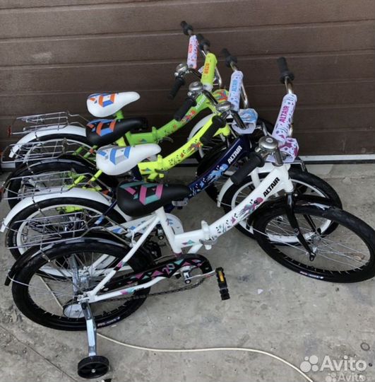 Детский складной велосипед с задним тормозом