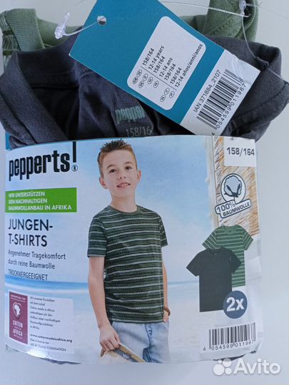 Комплект футболок для мальчика Pepperts 158-164