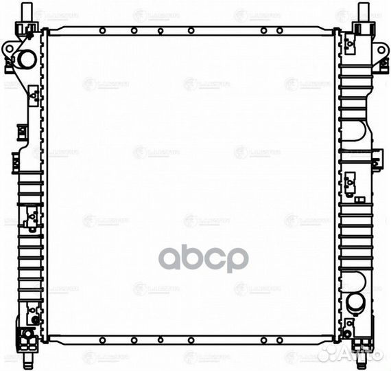 Радиатор охлаждения LRc 1715 LRC1715 luzar