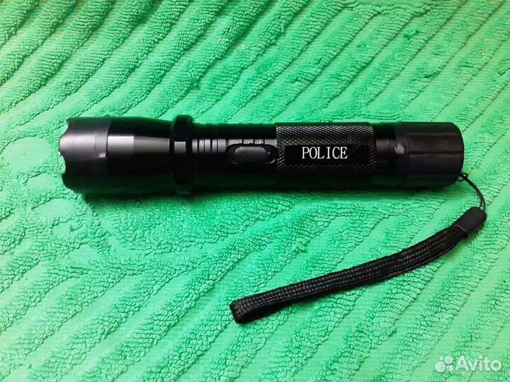 Фонарик светодиодный,аккумуляторный,с функцией э/ш