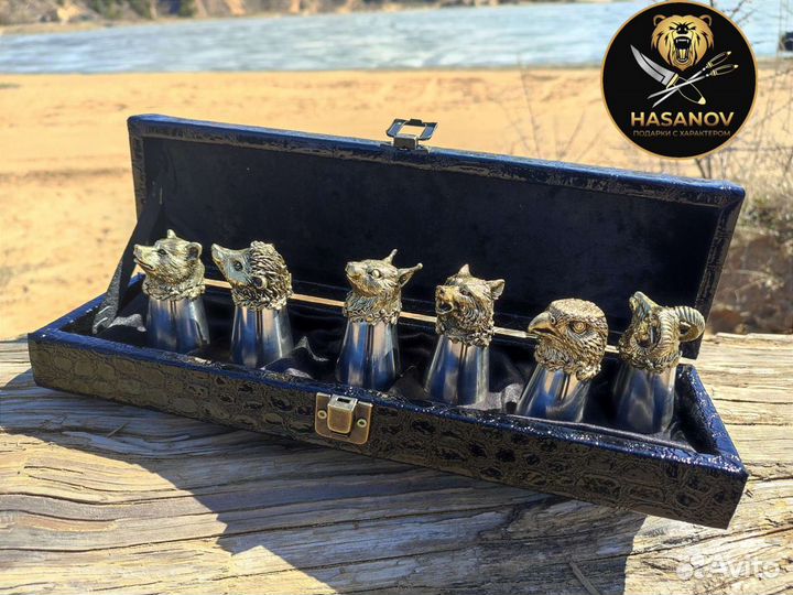 Подарок мужчине подарочный набор рюмок