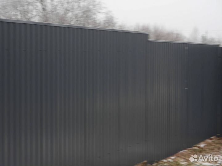 Откатные ворота с установкой