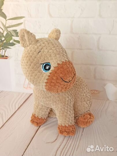 Игрушка из плюшевой пряжи 