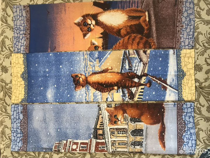 Кухонные полотенца рогожка