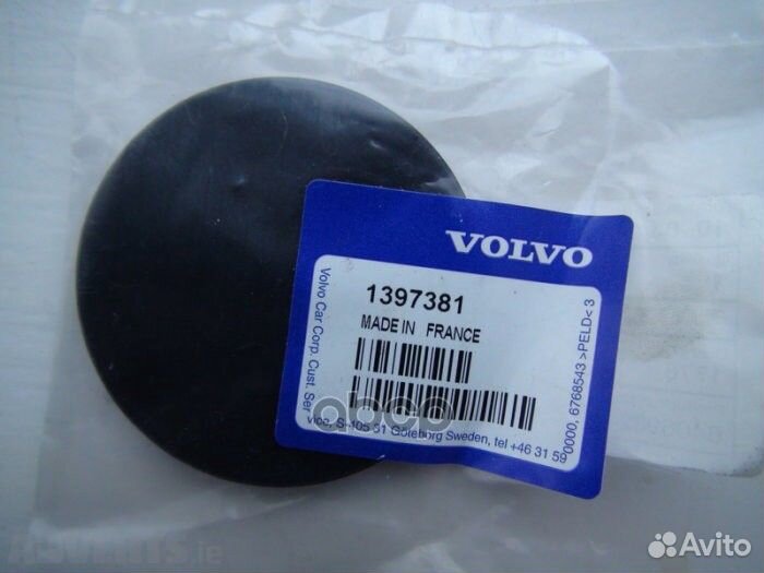 Заглушка распредвала 1397381 volvo