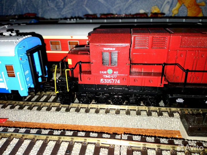 Модель тепловоза тэм 2