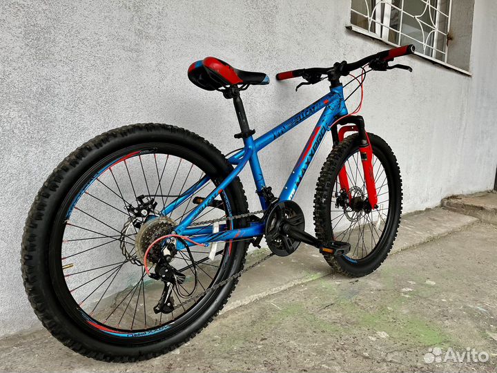 Горный алюминиевый велосипед 24. Дисковые тормоза