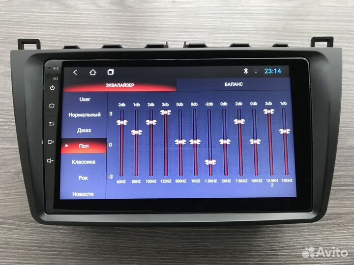 Магнитола TopWay TS7 на Mazda 6