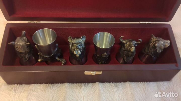 Подарочный набор рюмок-перевертышей