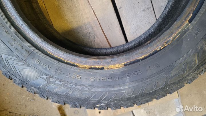 Cordiant Sno-Max 195/65 R15 91T