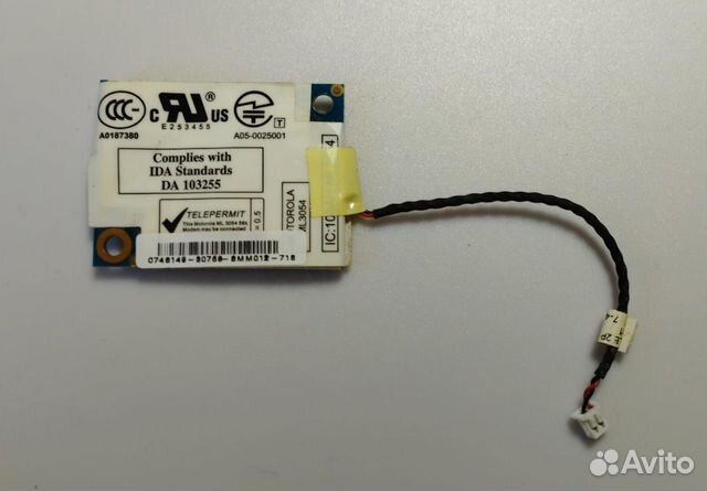 Модем для ноутбука со шлейфом Asus F3S