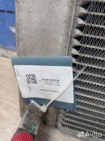 Радиатор основной (двс) на BMW 5 Е60