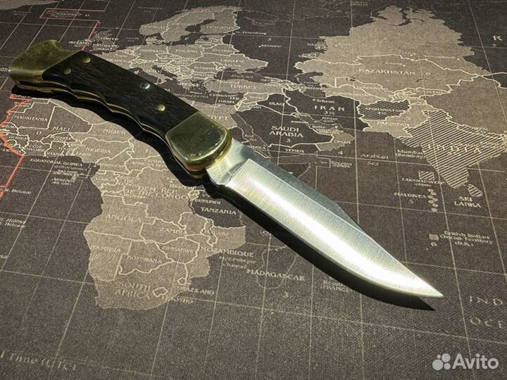 Нож buck Folding Hunter 110 Finger Grooved