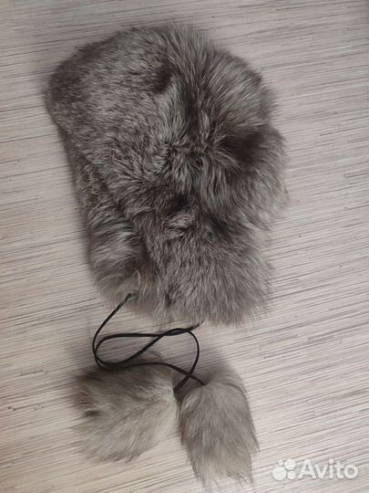 Шапка песец 56р