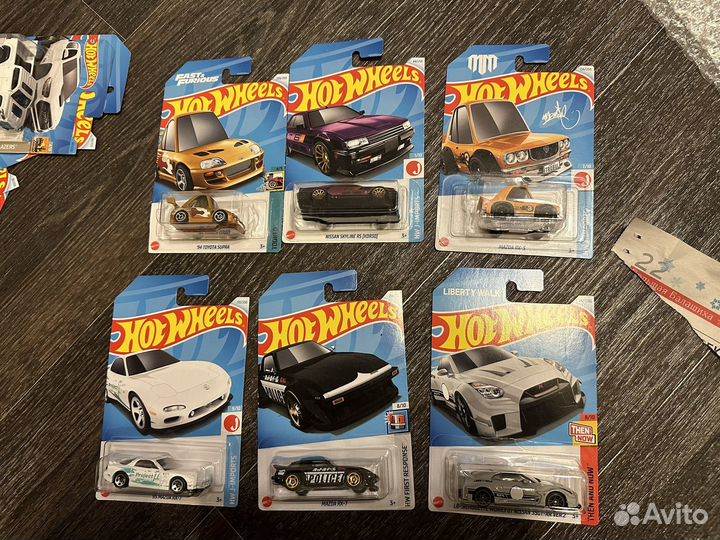 Hot wheels комплект