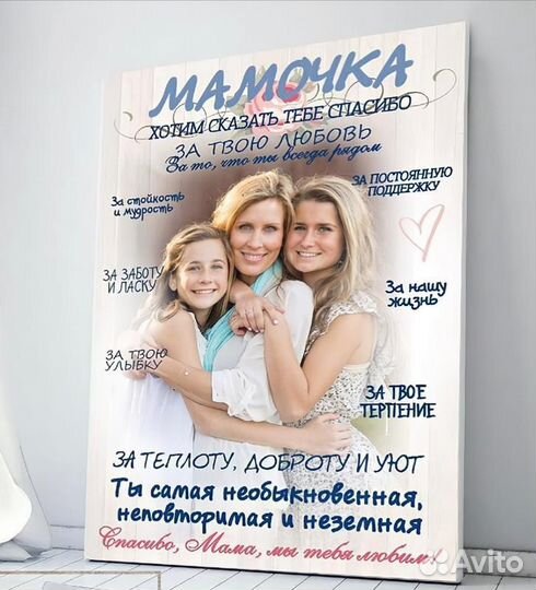 Портрет на холсте по фото