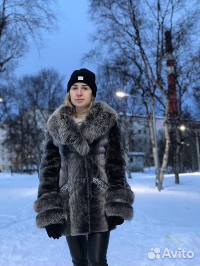 Шуба из песца