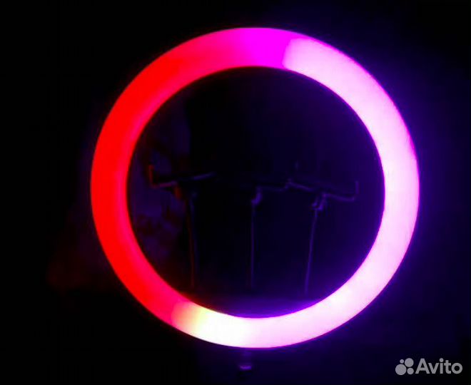 Кольцевая Лампа Цветная + 25 Режимов + Штатив