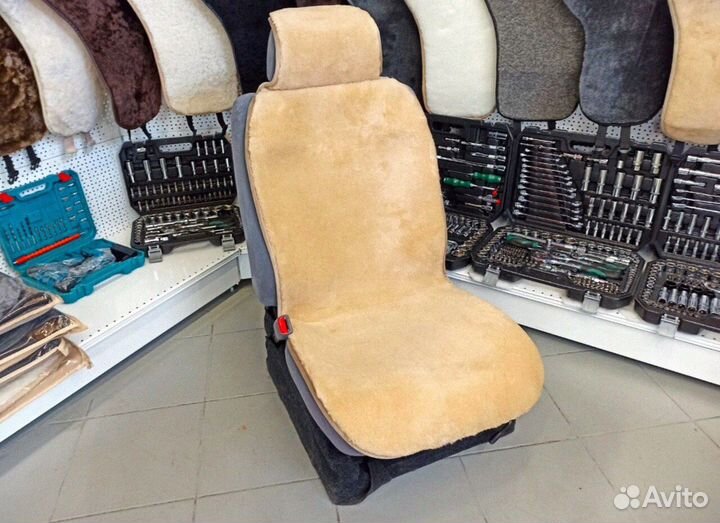 Меховые Накидки Чехлы на сиденья Chevrolet Lanos