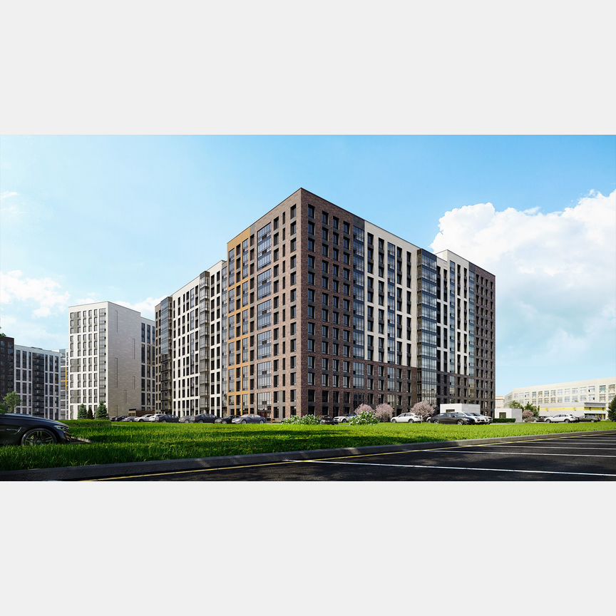 2-к. квартира, 73,8 м², 2/16 эт.