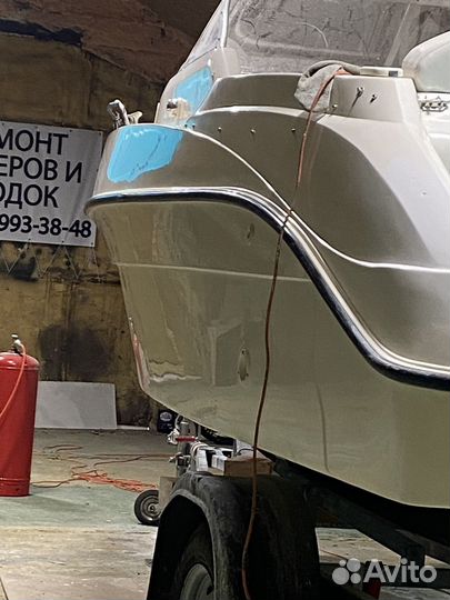 Ремонт гелькоута катера и лодоки