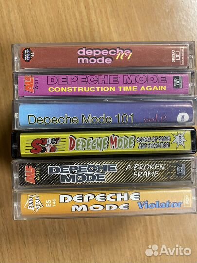 Аудиокассеты depeche mode