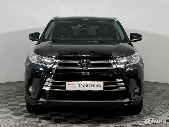 Toyota Highlander 3.5 AT, 2018, 61 749 км