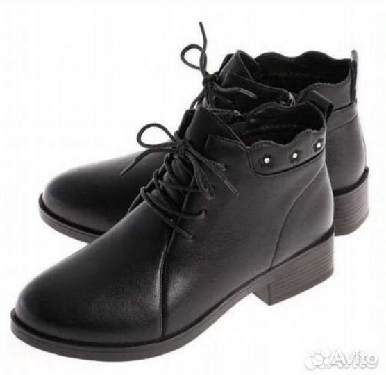 Новые Ботинки женские 38 размера кожаные