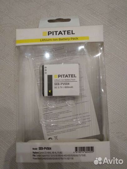 Аккумулятор для фотоаппарата Canon