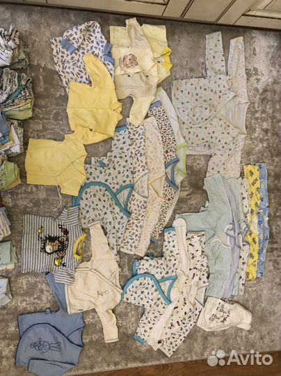 Детские вещи пакетом от 0 до года