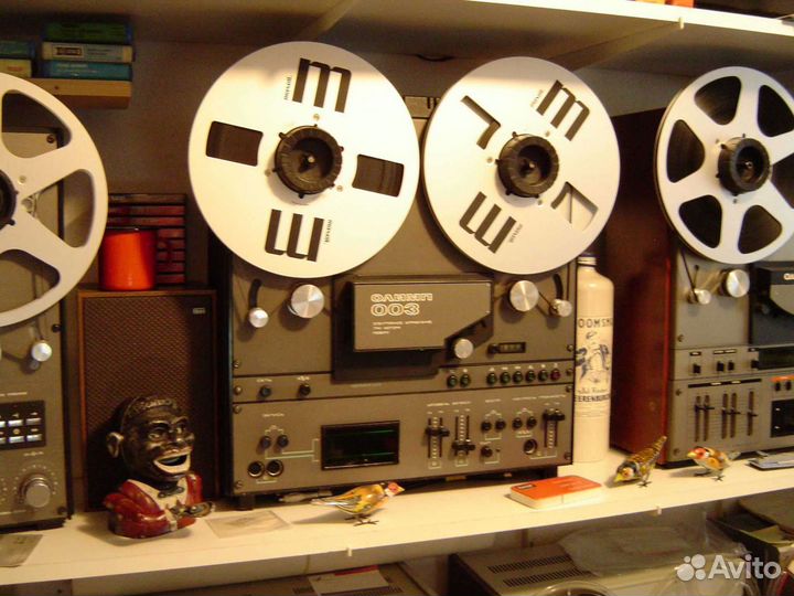 Катушечный магнитофон Олимп 003,полная настройка