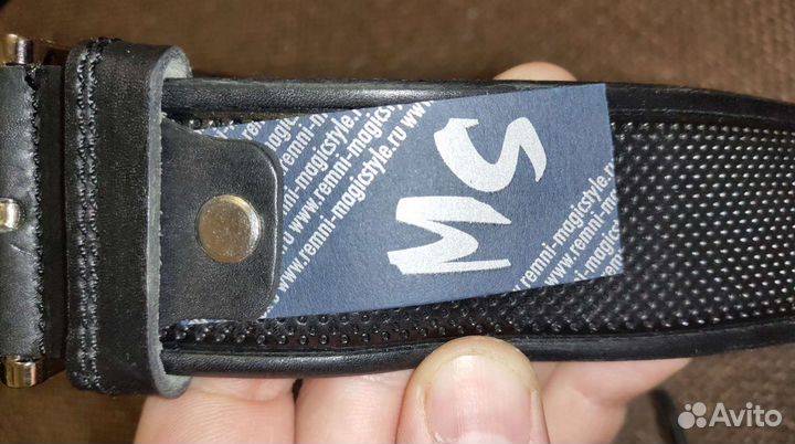 Мужской кожаный ремень. Новый