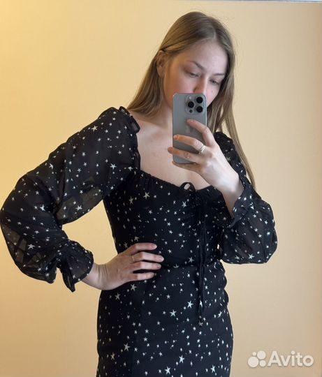 Платье со звездами ASOS