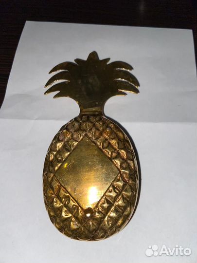 Пепельница латунь