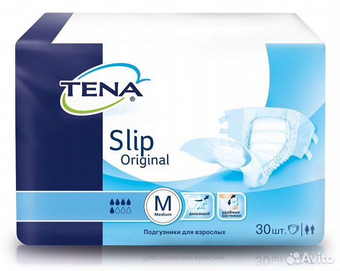 Памперсы для взрослых Tena M и dalee slip M