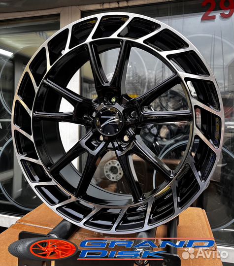 Диски R19 5x114.3 Z-Perfomance Black Groove Gloss