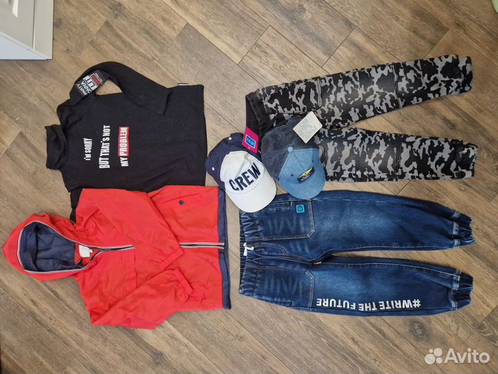 Вещи пакетом на мальчика 110 рост